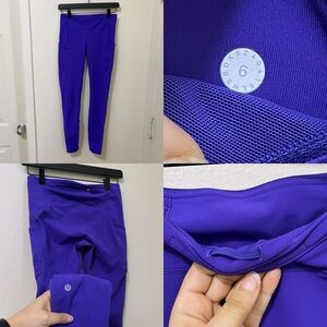 •LULULEMON• Speed Up Tight *28" Lazurite Purple Side Pockets